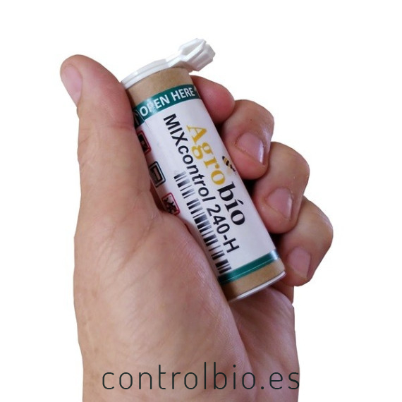 MIX 240-O ORNAPROTECT mezcla de parasitoides contra pulgón en cultivo de ornamamentales