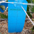 PLACA AZUL 10 x 25 cm (sobre de 10 Ud)