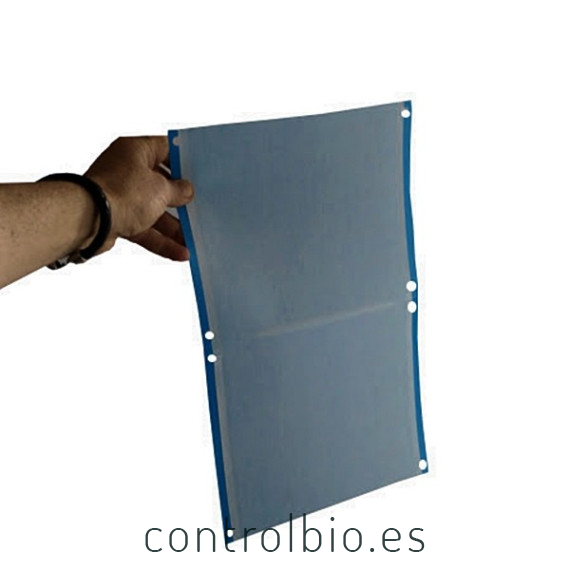 PLACA AZUL 40 x 25 cm individual (paquete de 50 Ud)