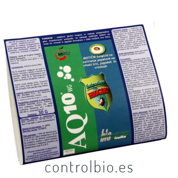 AQ-10 fungicida biológico anti oidio
