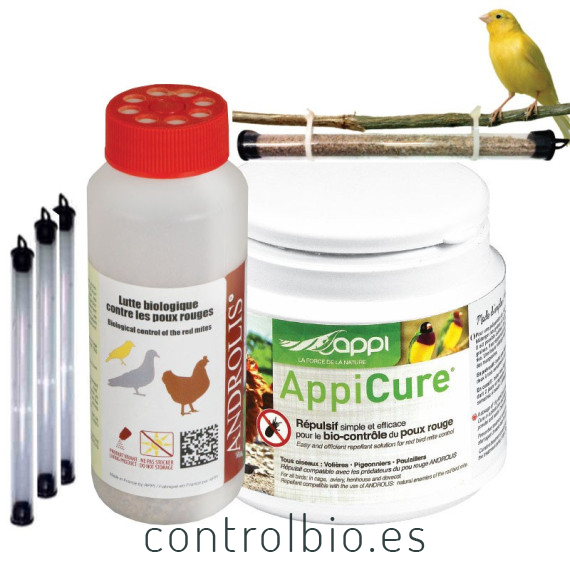 COMBO APPICURE M control de ácaro rojo hasta 10 gallinas