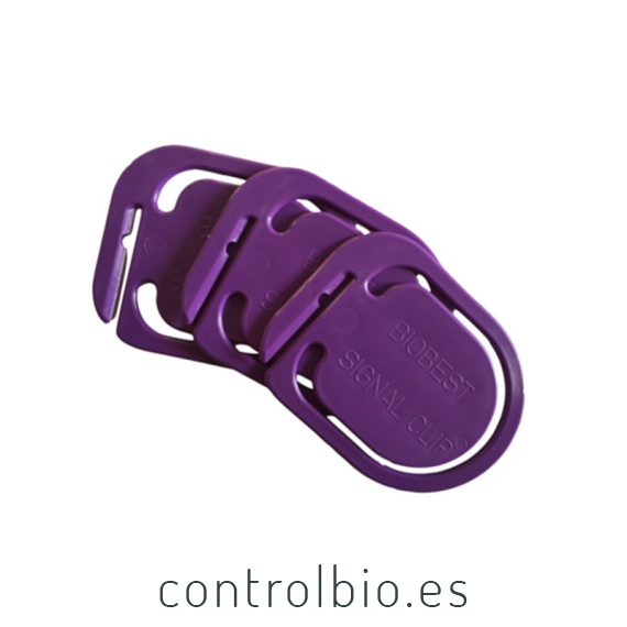 SIGNAL CLIPS  VIOLET x50 Ud.