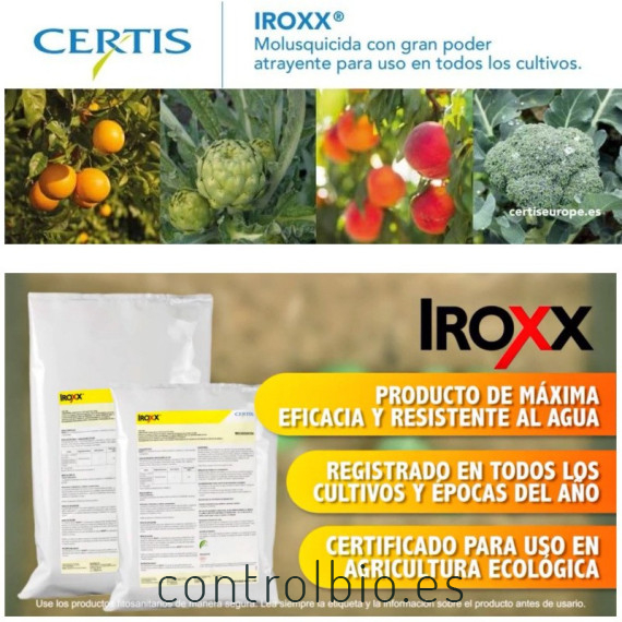 IROXX 5Kg control ecológico de caracoles y babosas