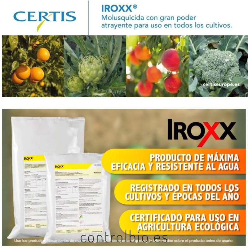 IROXX 5Kg control ecológico de caracoles y babosas