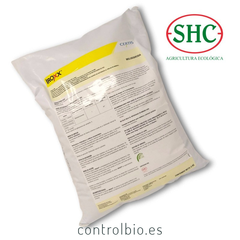 IROXX 5Kg control ecológico de caracoles y babosas