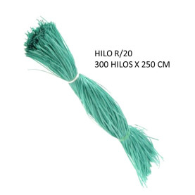 HILO BIODEGRADABLE R20 manojo 300 hilos de 250 cm
