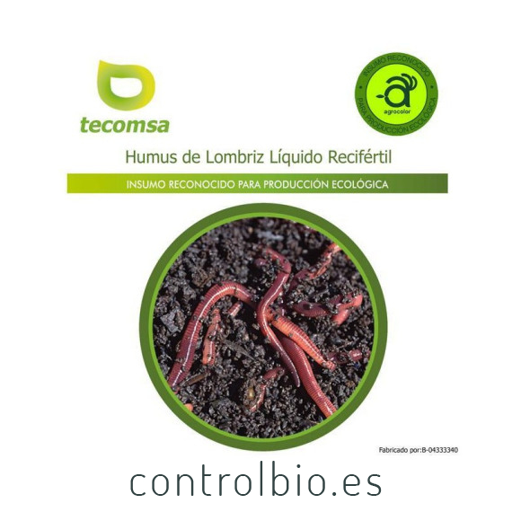 Humus líquido de lombriz 20L RECIFÉRTIL