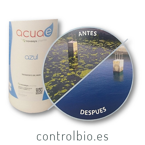 ACUAE AZUL 1L Alguicida ecológico de acción física