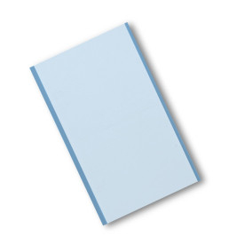 PLACA AZUL 40 x 25 cm individual