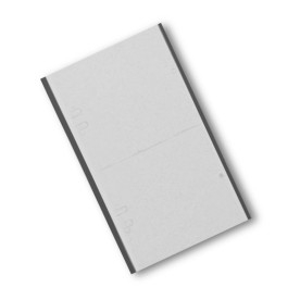 PLACA cromática negra 40 x 25 cm individual