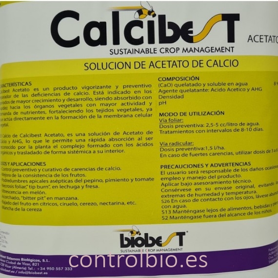 CALCIBEST 5L preventivo y corrector de calcio