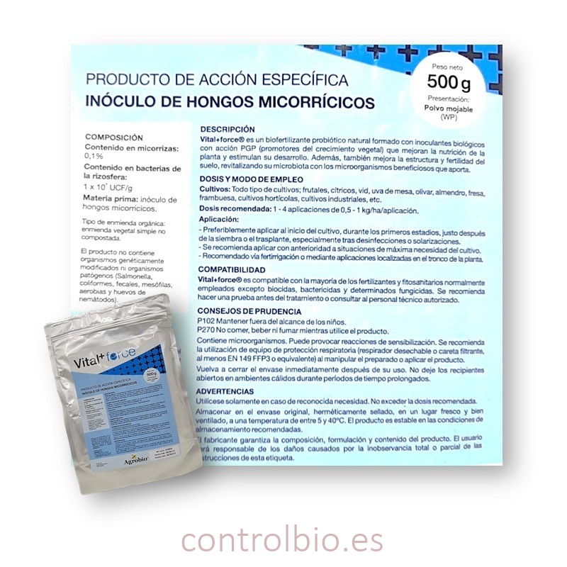 VITAL+ FORCE  inoculante biológico 500 g
