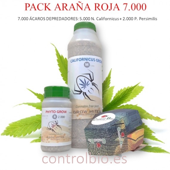 PACK ARAÑA ROJA 7.000  Californicus 5.000 + Phyto 2.000
