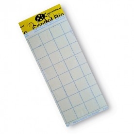 PLACA AMARILLA 10 x 25 cm individual