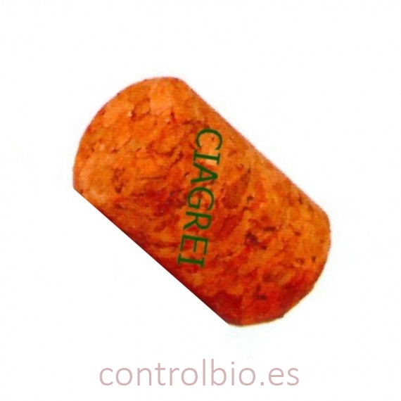 TAPÓN de corcho aglomerado cilíndrico 44x23
