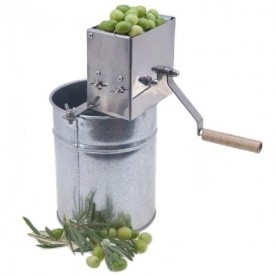MÁQUINA para rajar aceitunas con cubo