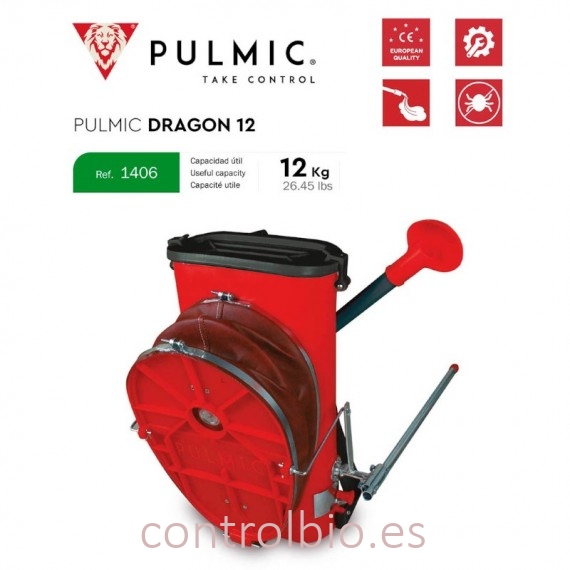 ESPOLVOREADOR Mochila Pulmic Dragón 12KG