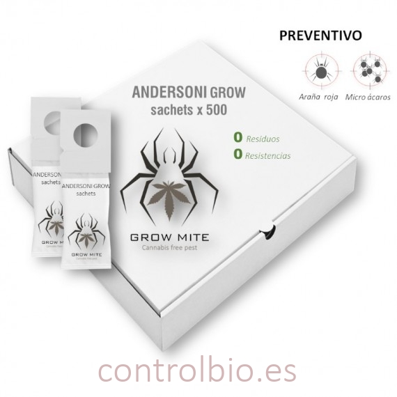 ANDERSONI GROW-BAGS preventivo araña roja y microácaro