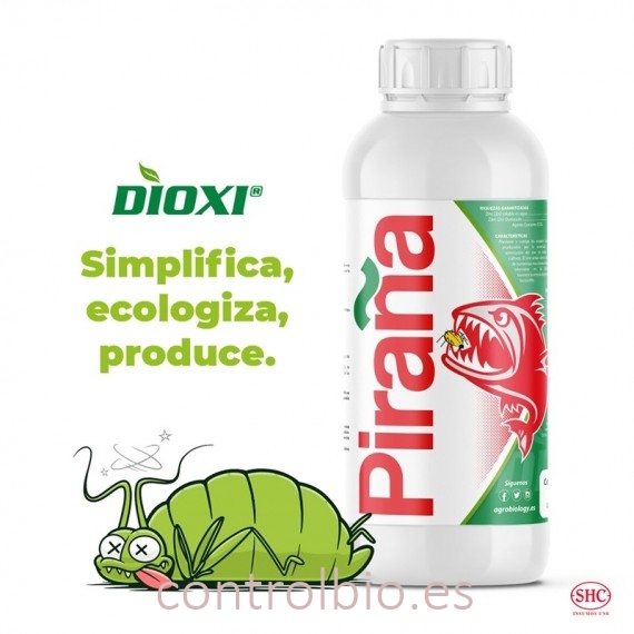 DIOXI PIRAÑA 5L sistémico ecológico frente a pulgón