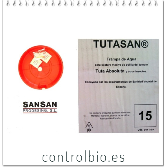 Trampa de agua TUTASAN x 15 tuta absoluta