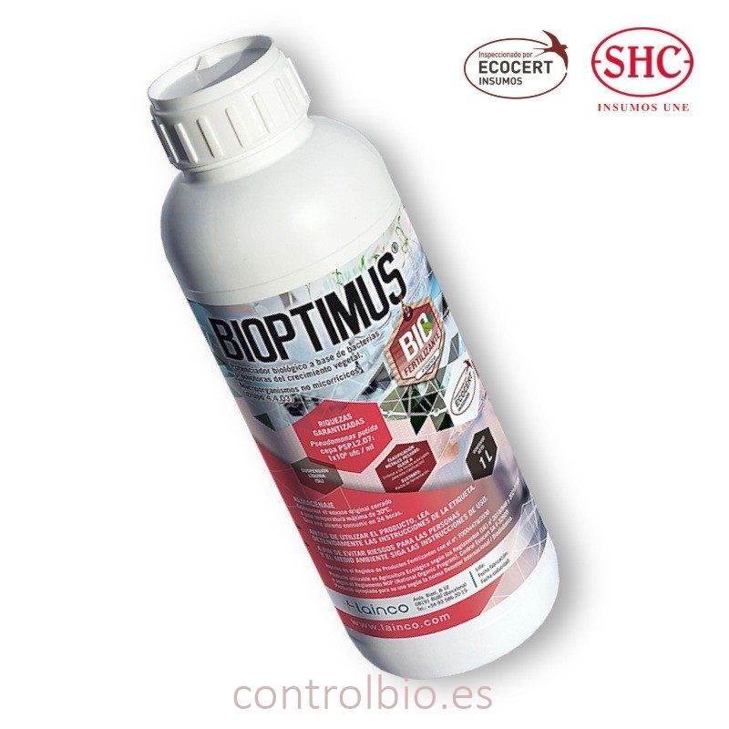 BIOPTIMUS 5L potenciador biológico con Pseudomonas putida