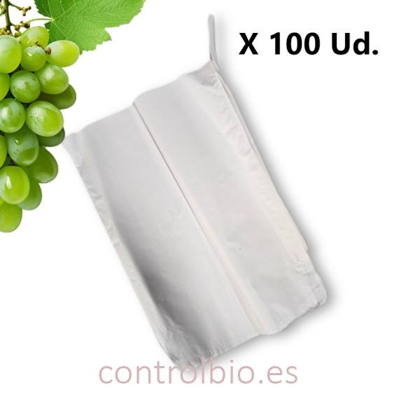 BOLSA DE UVA / MELOCOTÓN pequeña 20X30 con atadura 100 Ud