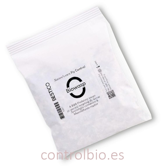 BIOWASP MG mix de parasitoides antimoscas