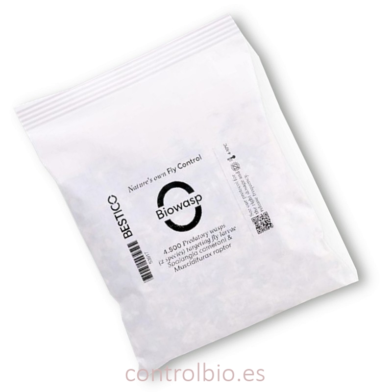 BIOWASP MG mix de parasitoides antimoscas