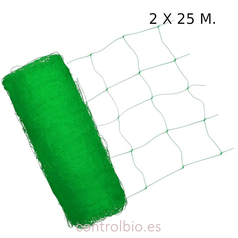 MALLA DE ENTUTORAR VERDE 2X25 M