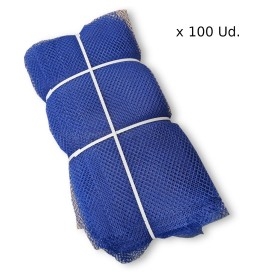 PROTECTOR Malla plástico azul x 100 ud
