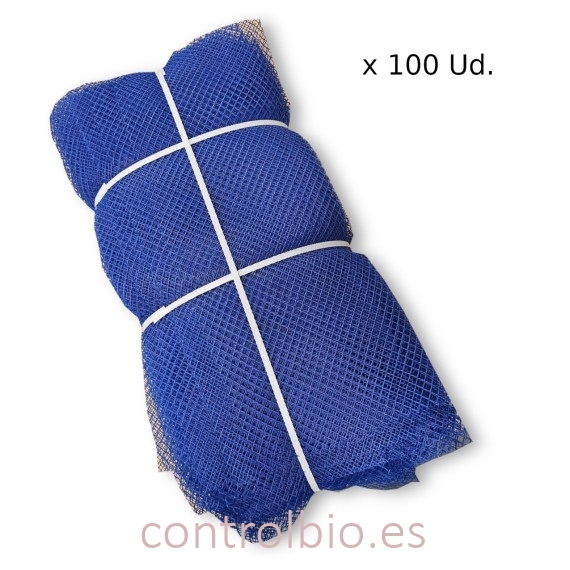 PROTECTOR Malla plástico azul x 100 ud