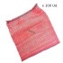 SACO malla rojo 52x80 con autocierre x 100 Ud.
