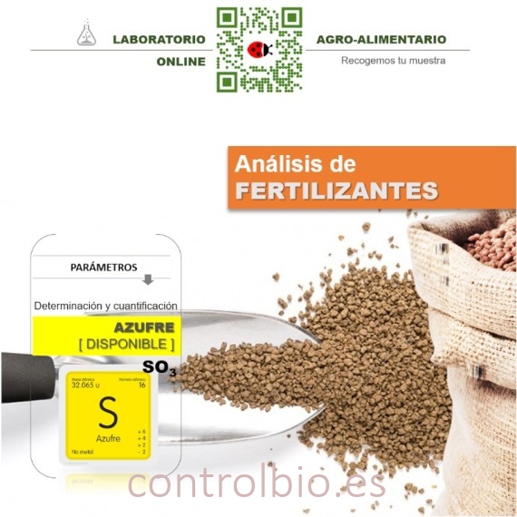Análisis de Azufre (SO3) en Fertilizantes