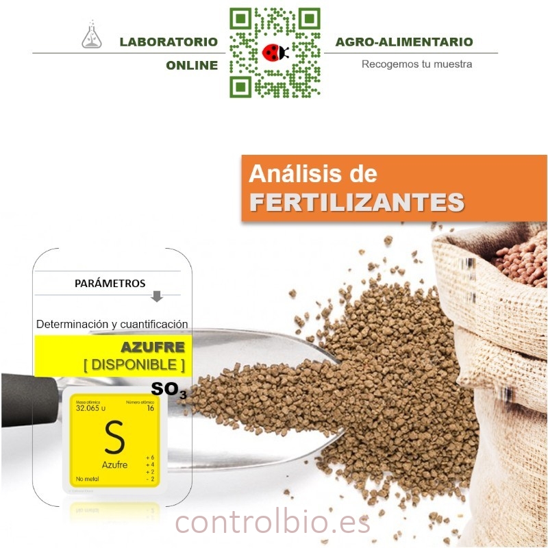 Análisis de Azufre (SO3) en Fertilizantes