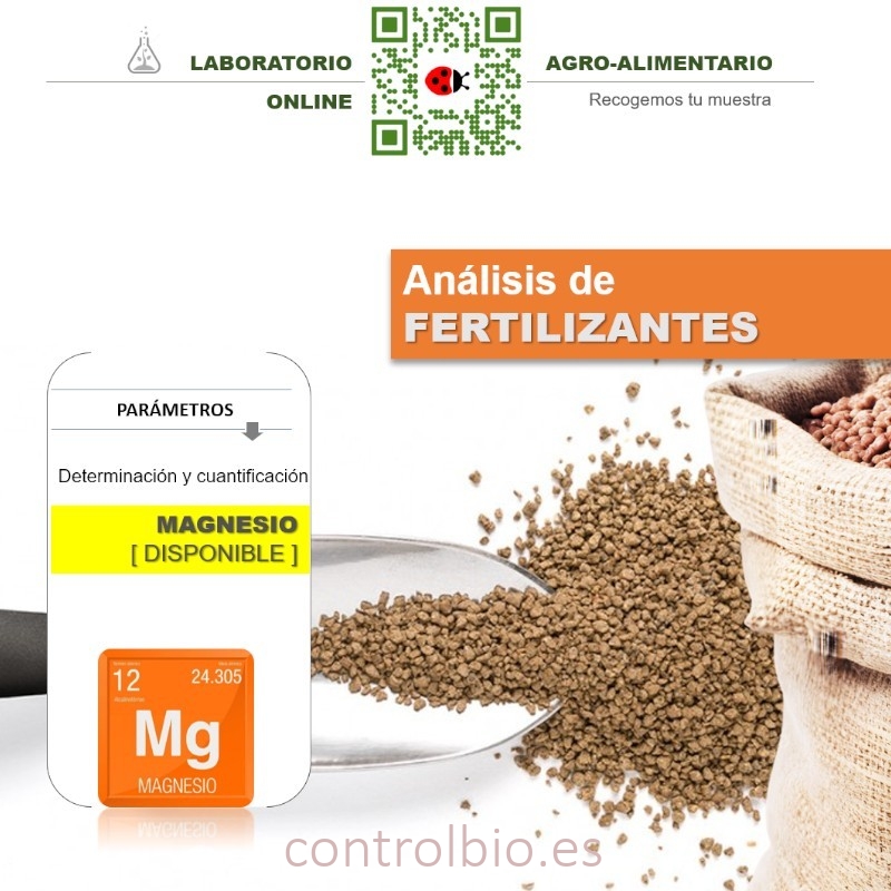 Análisis de Magnesio (MgO) en Fertilizantes