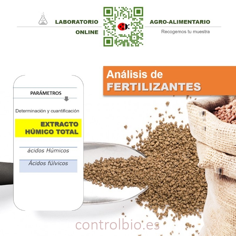 Análisis de Extracto Húmico en Fertilizantes
