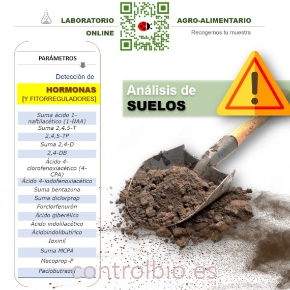 DETECCIÓN DE HORMONAS Y FITORREGULADORES EN SUELO
