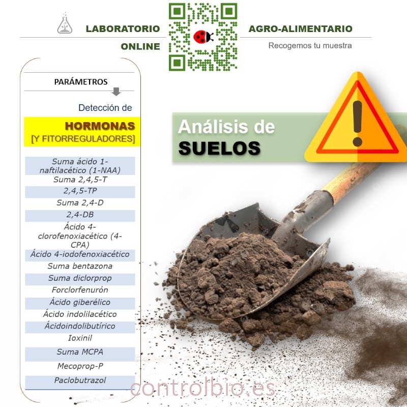 DETECCIÓN DE HORMONAS Y FITORREGULADORES EN SUELO