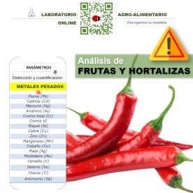 DETECCIÓN DE METALES PESADOS EN FRUTAS Y HORTALIZAS