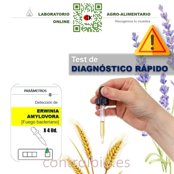 TEST Erwinia Amylovora 4 Ud Fuego bacteriano