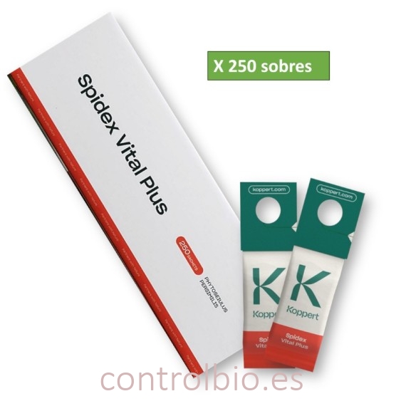 SPIDEX  VITAL PLUS 250 sobres x 250 individuos curativo araña roja