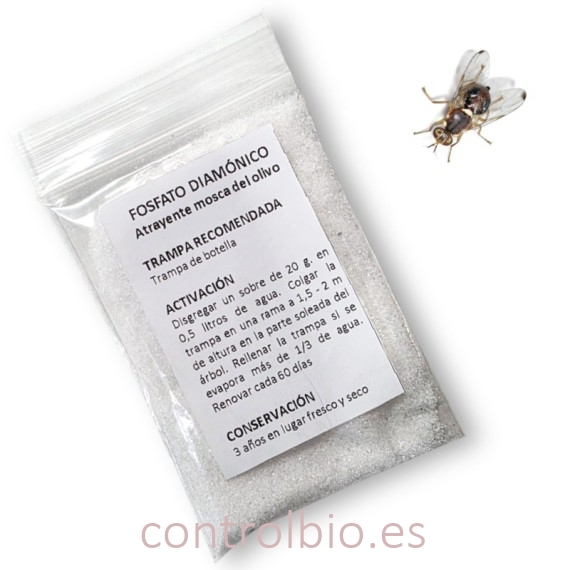 ATRAYENTE MOSCA DEL OLIVO (fosfato diamónico 20g)