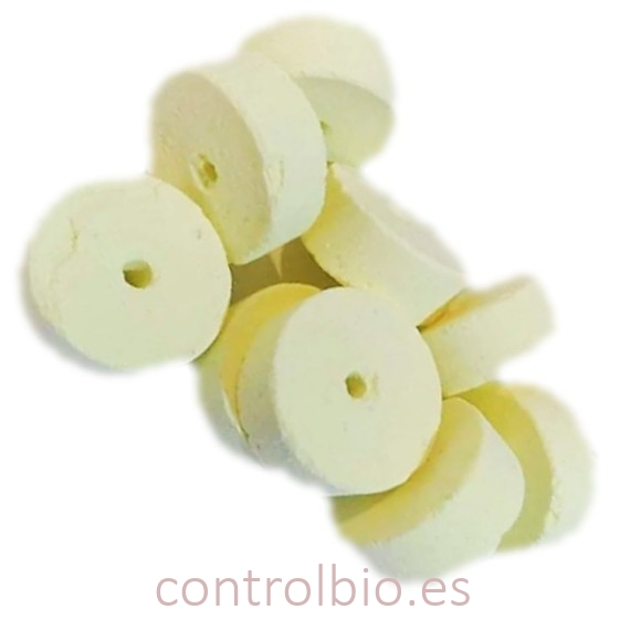 PASTILLA DE AZUFRE PARA BARRIL